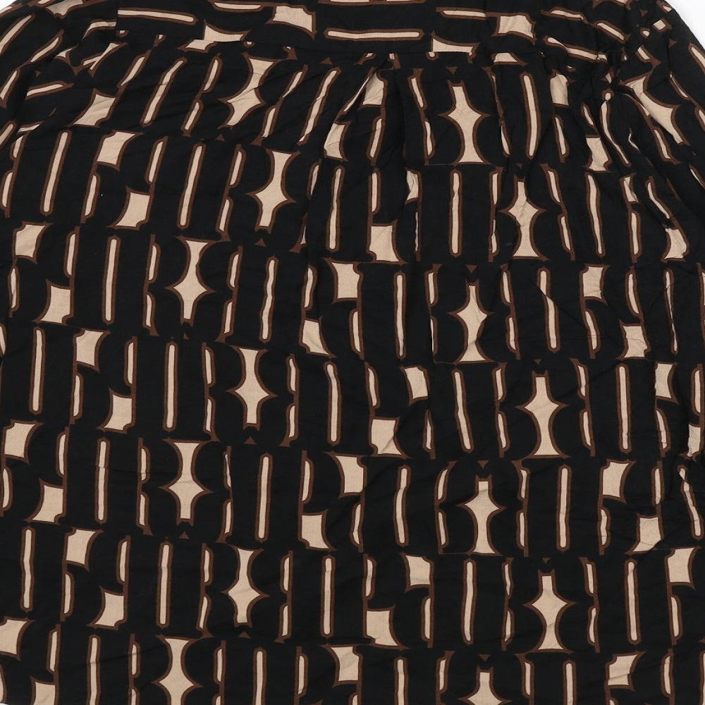 Womens UK Size 8 Milano Multicoloured Basic Button-Up