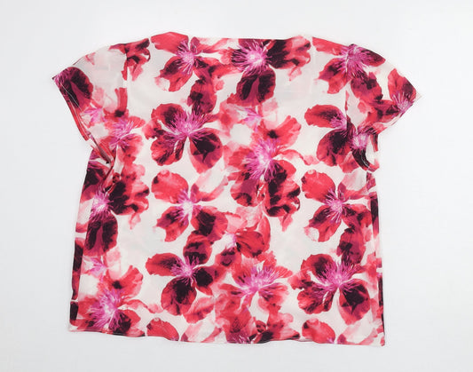 Womens UK Size 20 CC Multicoloured Basic Blouse