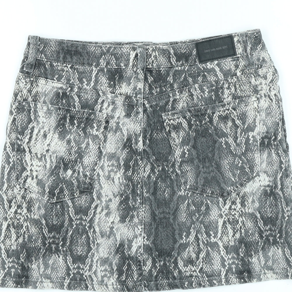 Womens UK Size M Zara A-Line Skirt