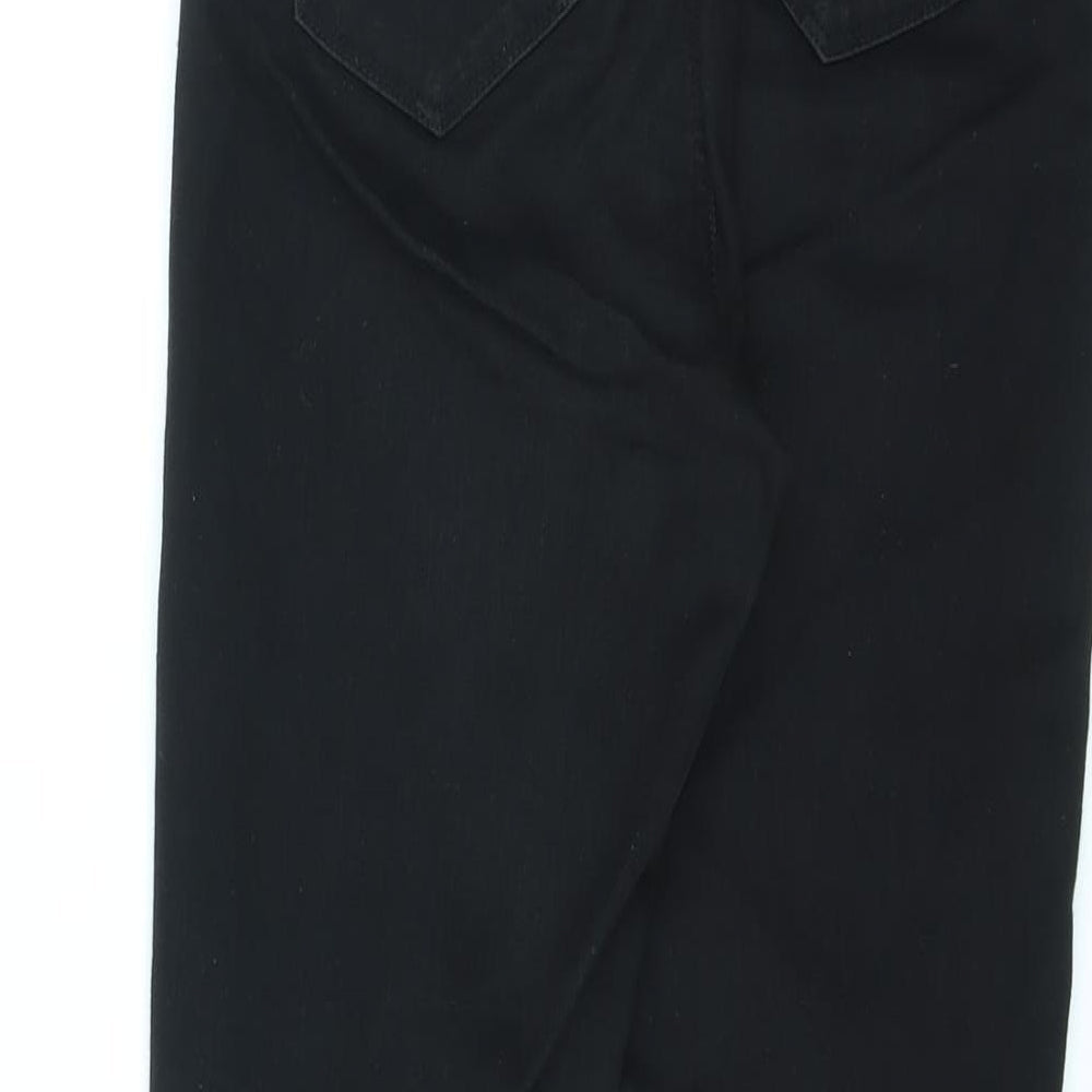 Denim & Co. Womens Black Cotton Skinny Jeans Size 12 L27 in Regular Zip