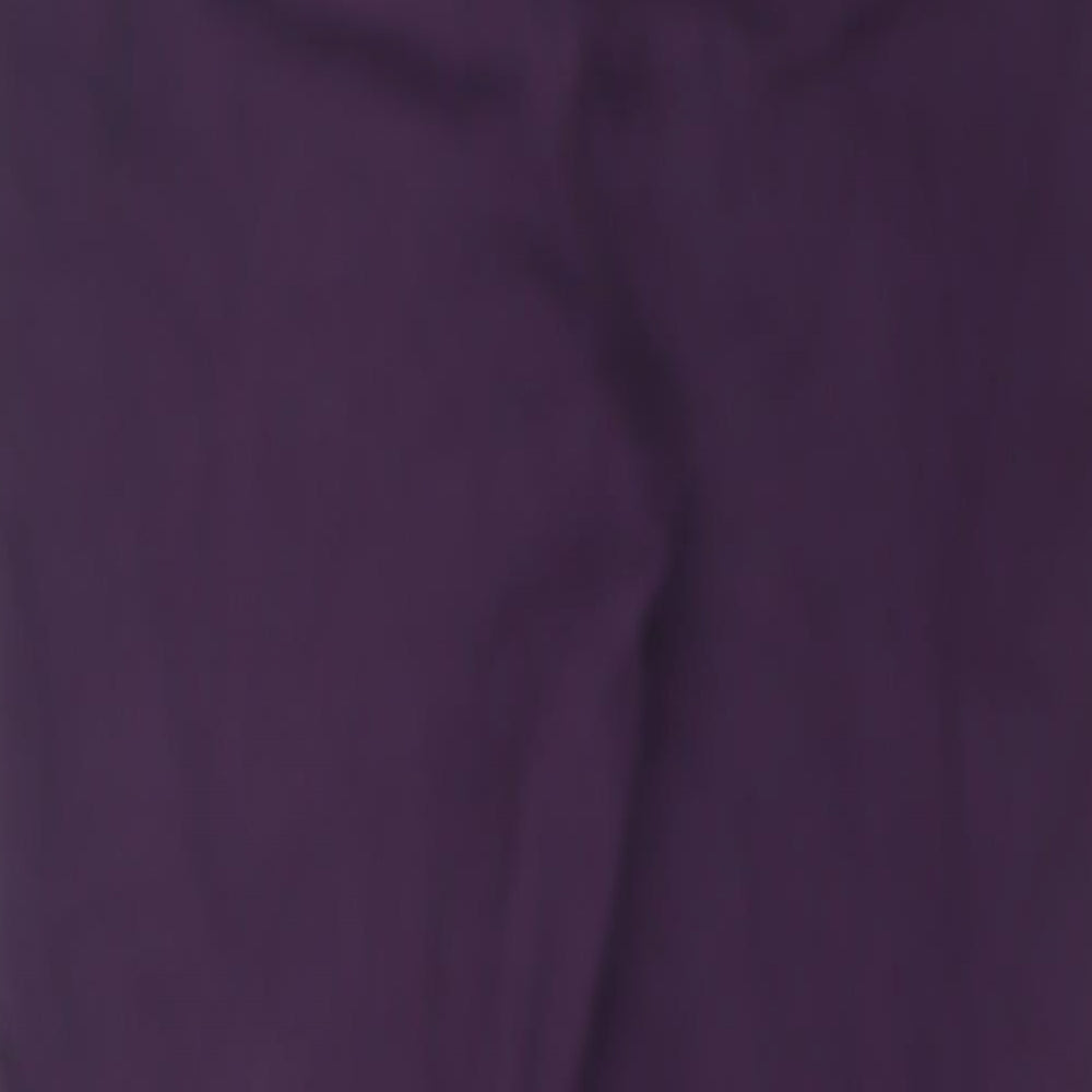 Womens UK Size 14 Denim Regular Fit Skinny Purple Jeans