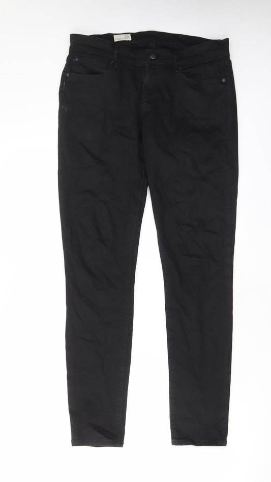 Womens UK Size 27 in Gap Regular Fit Skinny Black Jeans