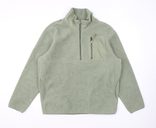Womens UK Size L H&M Green Jacket