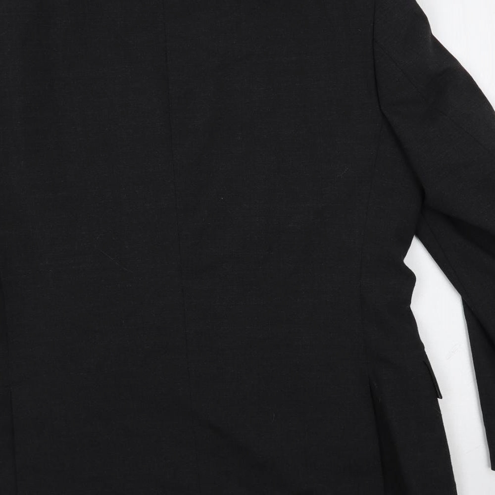 Mens UK Size 38 Karl Jackson Regular Black Suit Jacket