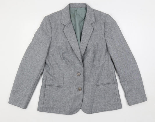 Womens UK Size 16 St Michael Grey Jacket Blazer