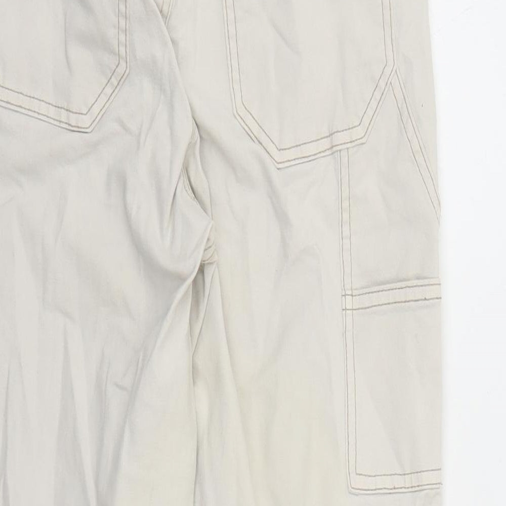 Gap Womens Beige Cotton Cropped Jeans Size 26 in L25 in Regular Zip