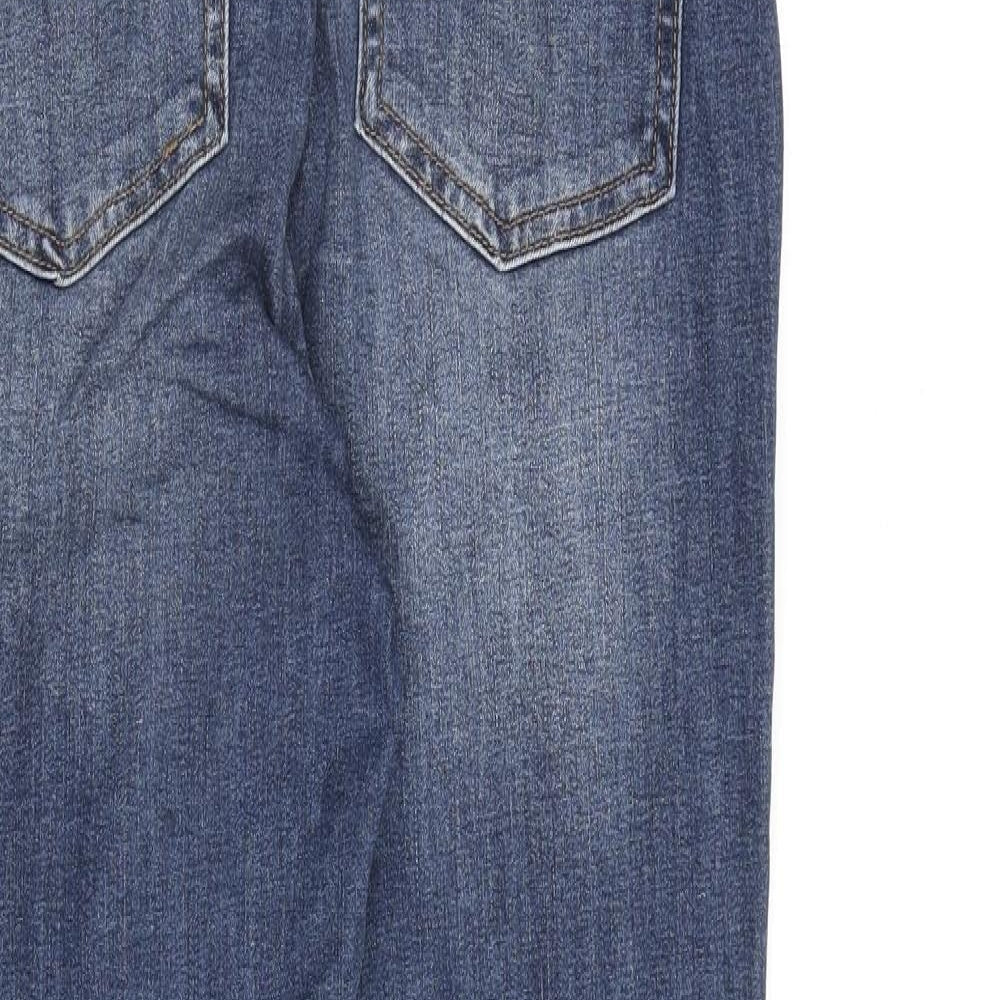 Buffalo Womens Blue Cotton Skinny Jeans Size 10 L28 in Regular Zip
