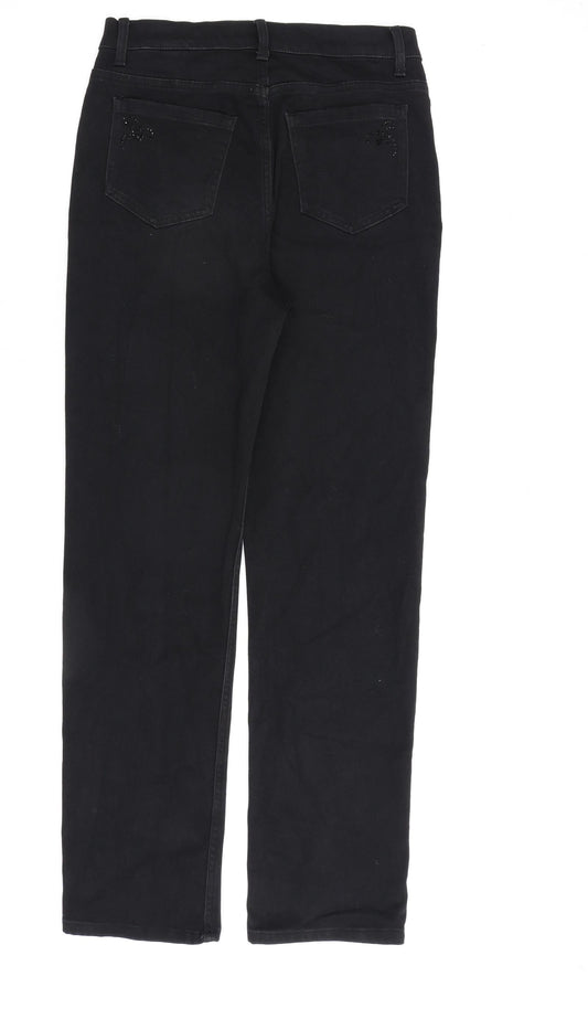Womens UK Size 10 Marks and Spencer Regular Fit Skinny Black Jeans
