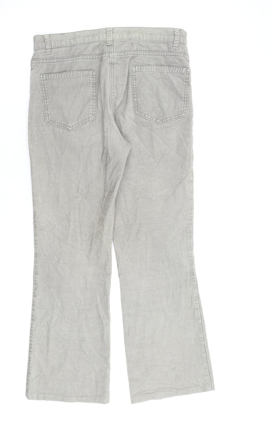 Womens UK Size 8 Marks and Spencer Regular Fit Straight Green Jeans