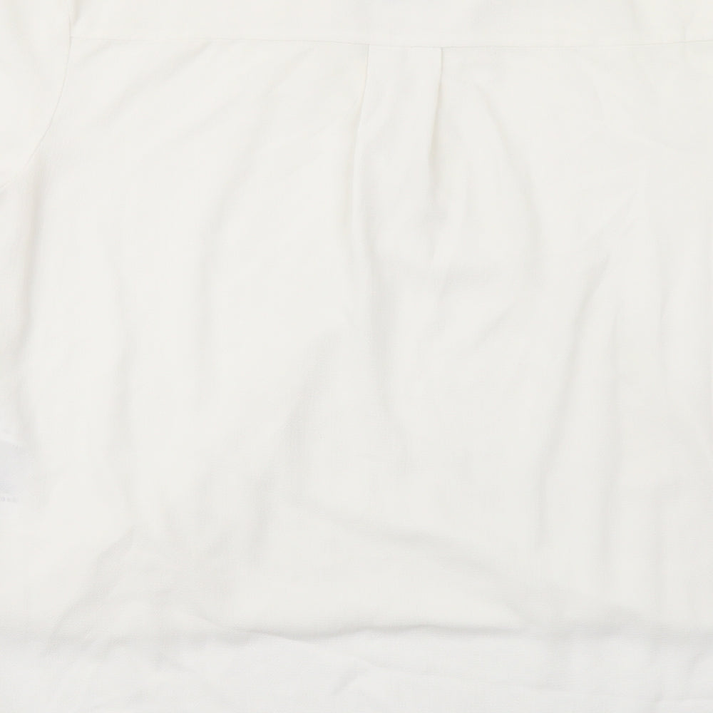 Womens UK Size 14 ASOS Ivory Basic Blouse