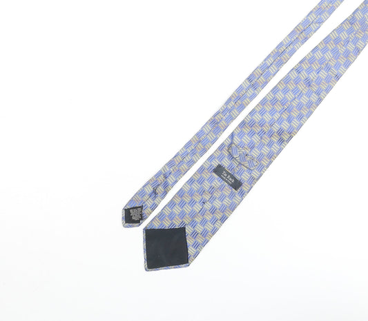 Tie Rack Mens Multicoloured Geometric Silk Pointed Tie One Size