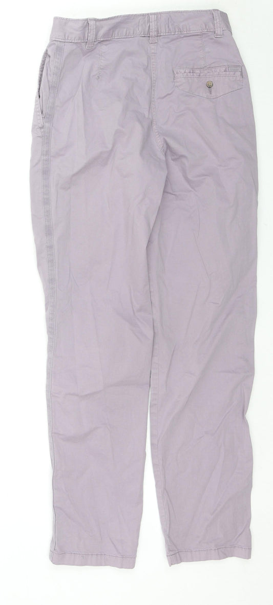 Womens UK Size 6 Marks and Spencer Regular Fit Purple Trousers
