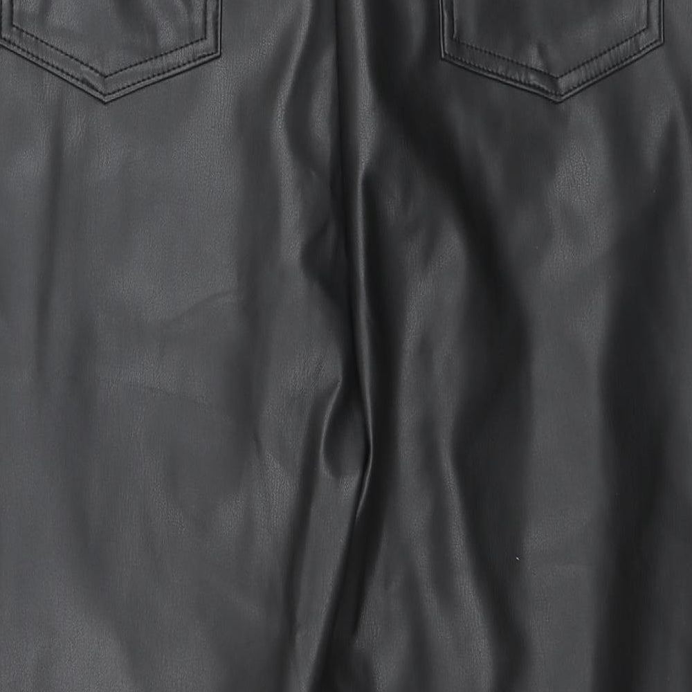 Womens UK Size 20 Marks and Spencer Regular Fit Black Trousers