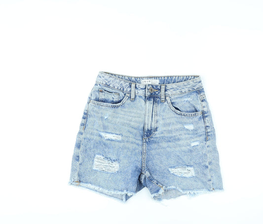 Womens UK Size 8 Denim & Co. Regular Fit Boyfriend Shorts