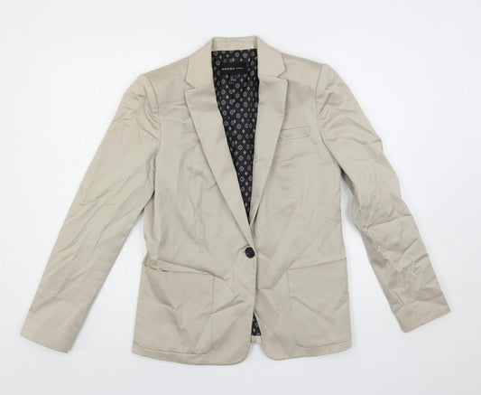Womens UK Size 8 Mango Beige Jacket