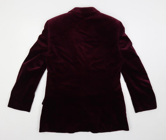 Mens UK Size 38 Brook Taverner Regular Red Suit Jacket