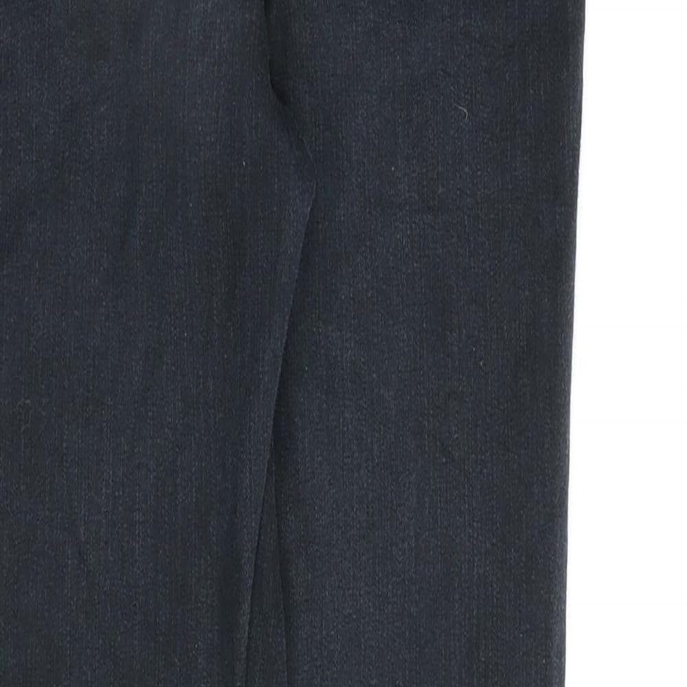 Womens UK Size 8 H&M Regular Fit Straight Black Jeans