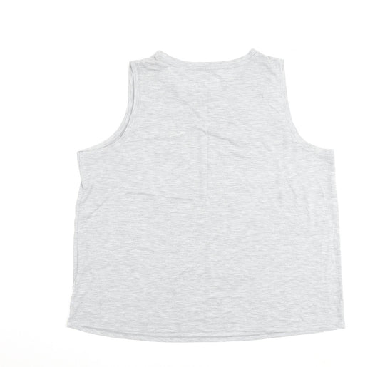 Womens UK Size 18 Marks and Spencer Grey Basic Tank