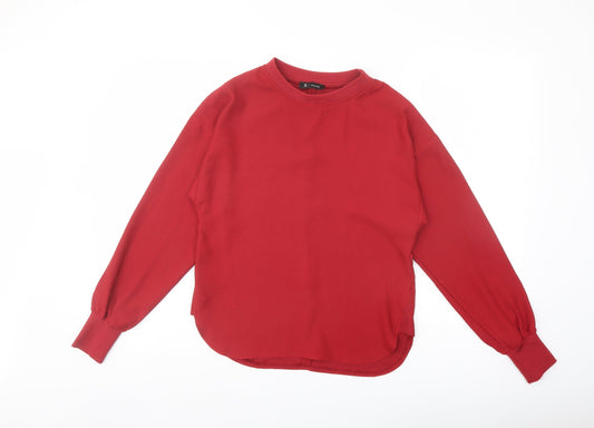 Womens UK Size 6 La Redoute Red Basic Blouse