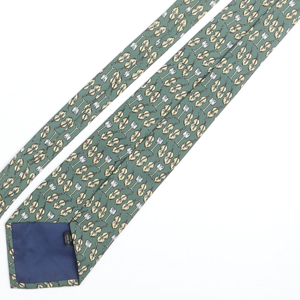 Vintage Chello Mens Multicoloured Geometric Polyester Pointed Tie One Size - Chello Sheet Music Print