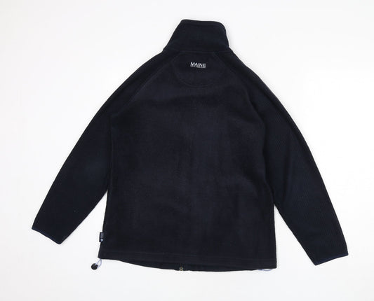 Maine New England Womens Blue Jacket Size 10 Zip