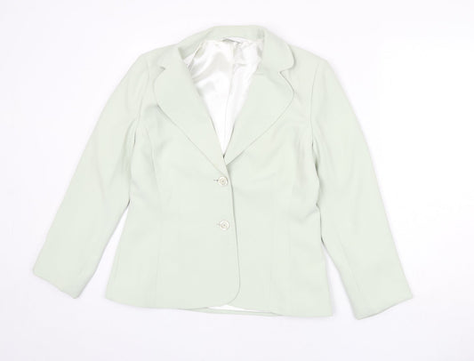 Womens UK Size 12 BHS Regular Green Blazer