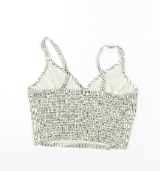 Womens UK Size S Hollister Green Camisole Tank