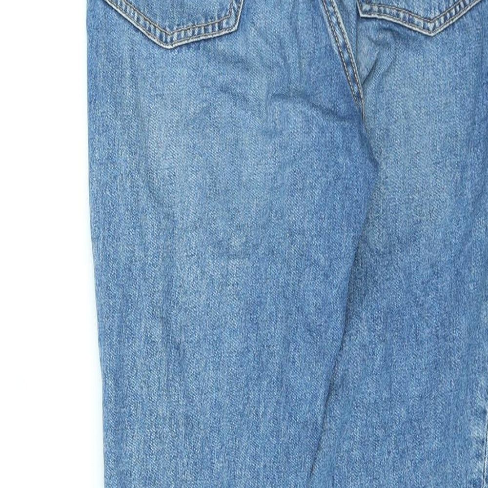 Divided by H&M Womens Blue Cotton Skinny Jeans Size 10 L26 in Regular Zip