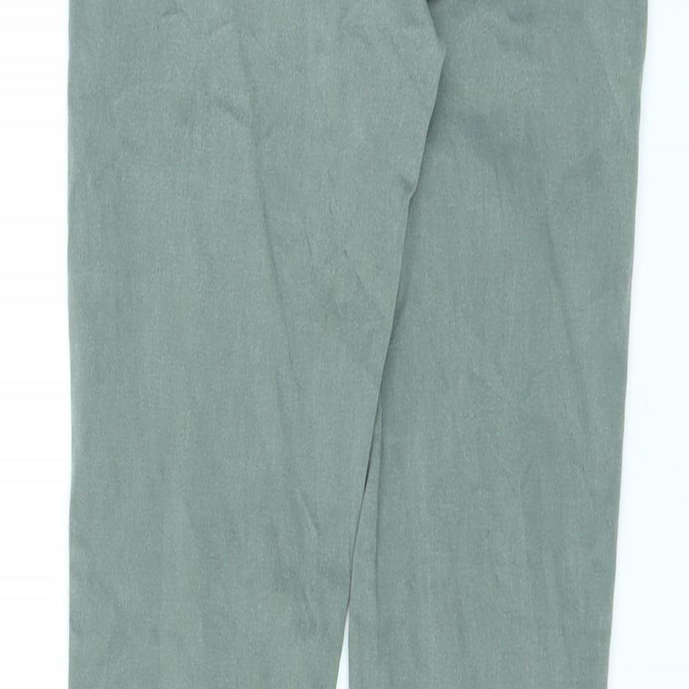 Uniqlo Womens Green Cotton Skinny Jeans Size S L29 in Regular Zip