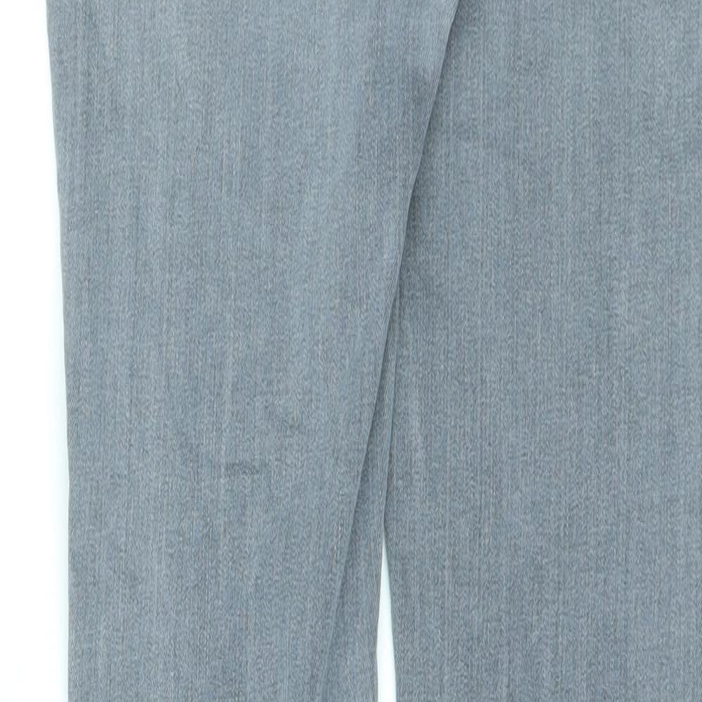7 For All Mankind Womens Grey Cotton Skinny Jeans Size 28 in L31 in Regular Zip