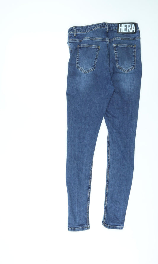 Hera Womens Blue Cotton Skinny Jeans Size 30 in L28 in Regular Zip