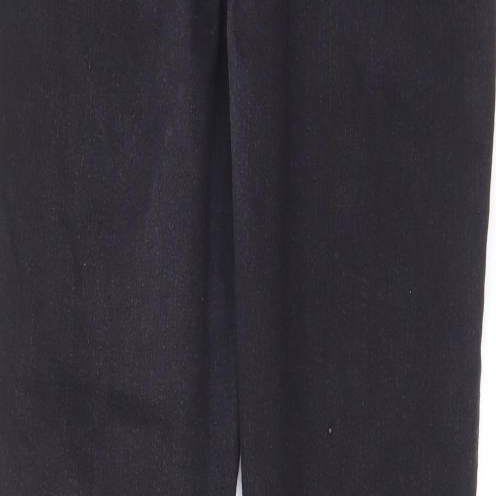 Tophop Womens Black Cotton Skinny Jeans Size 34 in L23 in Regular Zip - Pockets