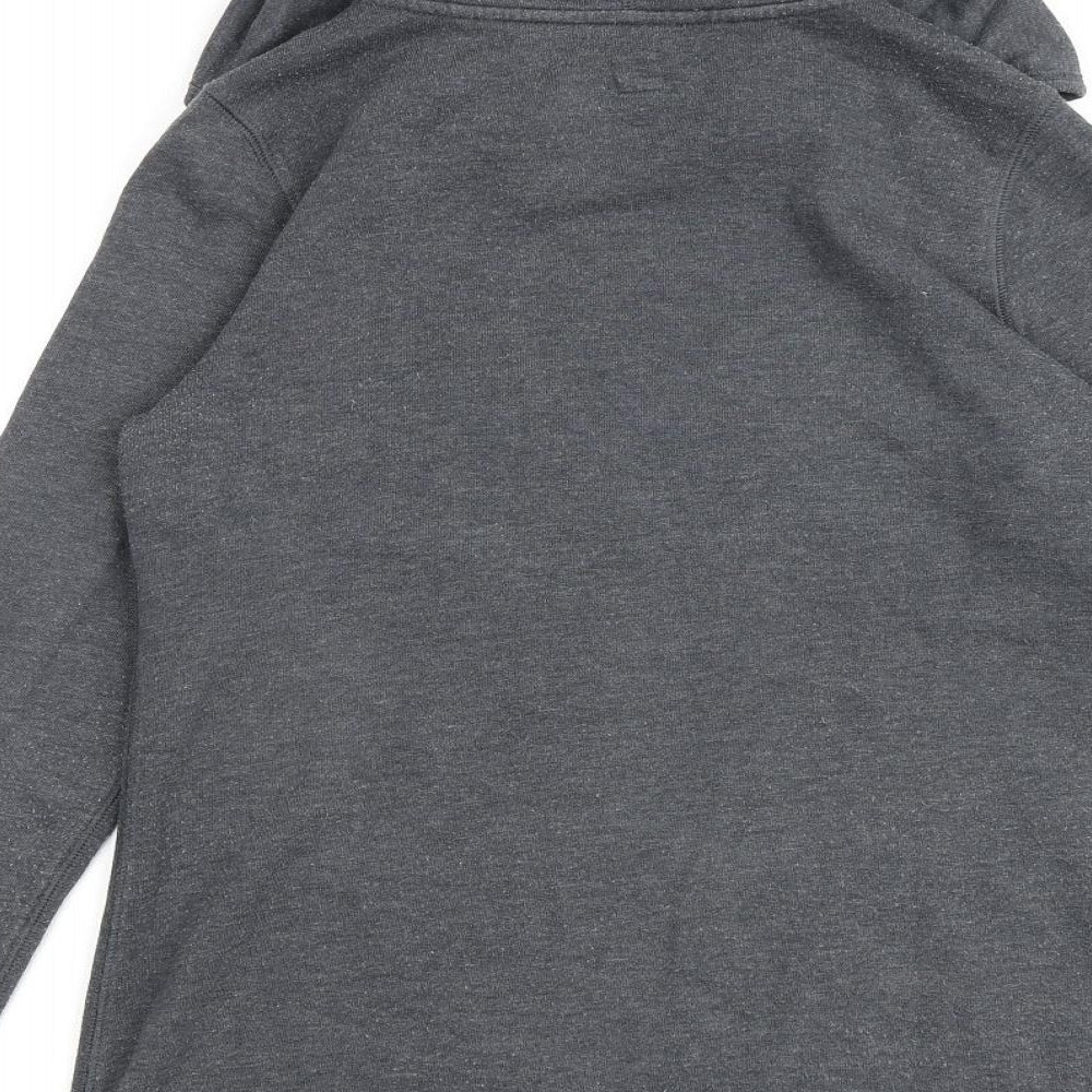 Gap Womens Grey Polyester Full Zip Hoodie Size XS Zip