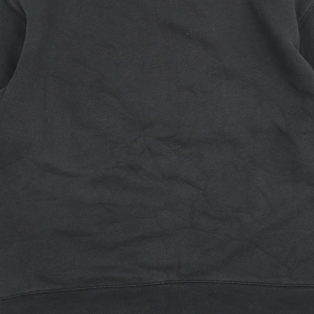 Gap Womens Black Cotton Pullover Sweatshirt Size XS Pullover