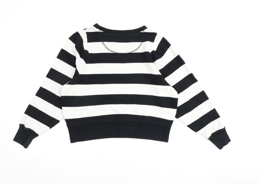 Womens UK Size 10 Jack Wills Black Pullover Sweatshirt