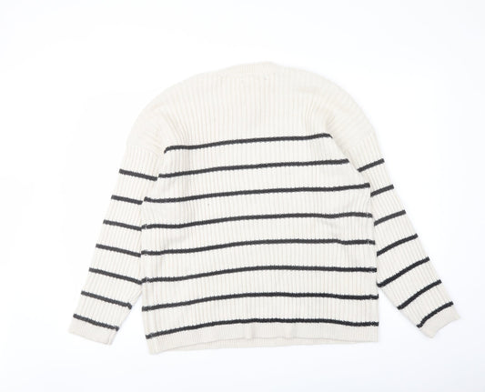 Womens UK Size L Marks and Spencer Ivory Pullover Jumper