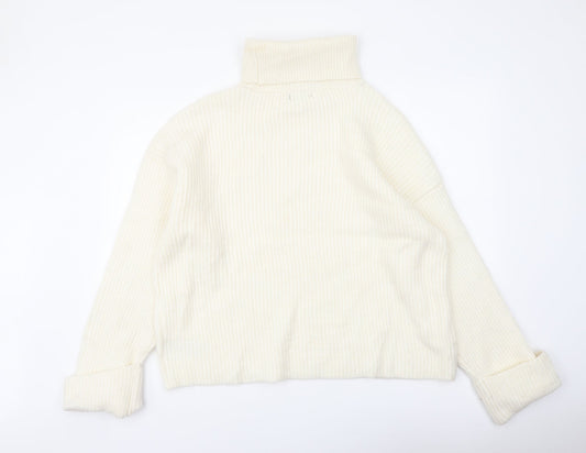 Womens UK Size XL Marks and Spencer Ivory Pullover Jumper