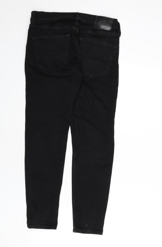 Hollister Mens Black Cotton Straight Jeans Size 30 in L38 in Regular Zip