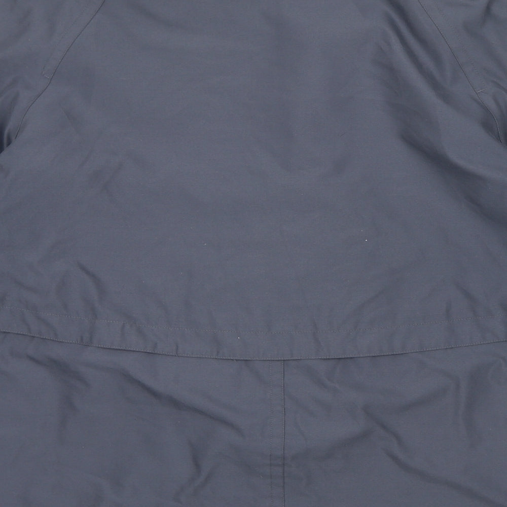 Womens UK Size 14 St Michael Blue Windbreaker Coat