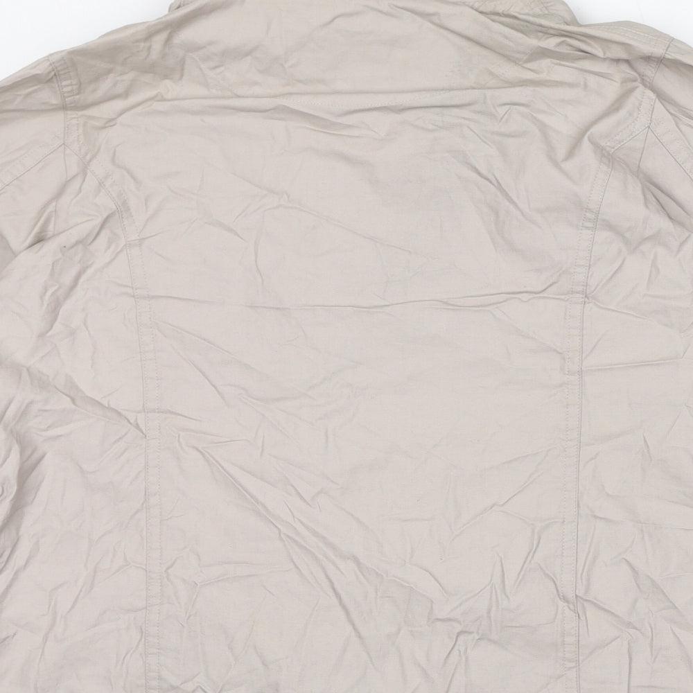 Womens UK Size 12 DASH Beige Windbreaker Coat