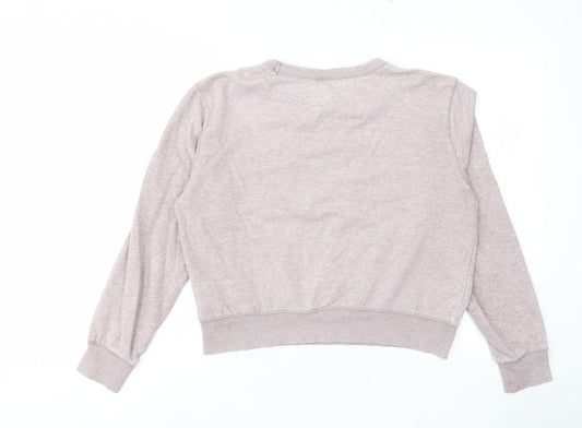 H&M Womens Purple Cotton Pullover Sweatshirt Size M Pullover