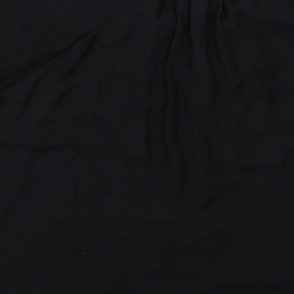 Womens UK Size L H&M Black Basic Blouse