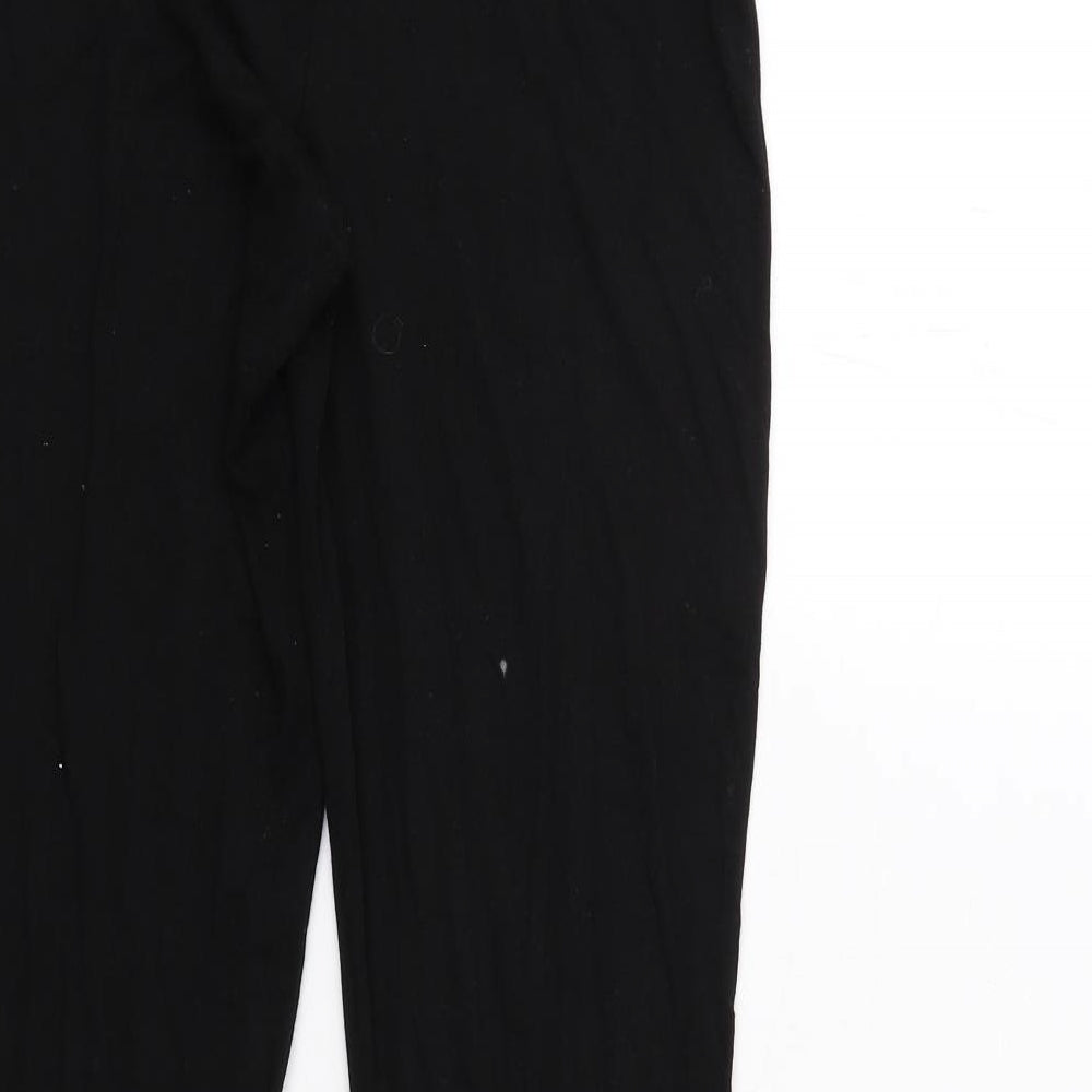 Womens UK Size 8 ASOS Regular Fit Black Trousers