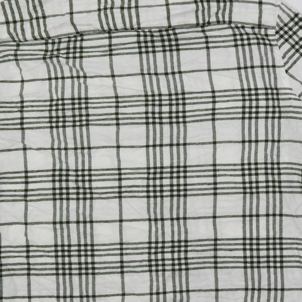 Womens UK Size XL ASOS White Basic Button-Up