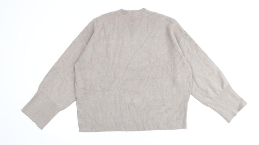 Womens UK Size L Marks and Spencer Beige Pullover Jumper