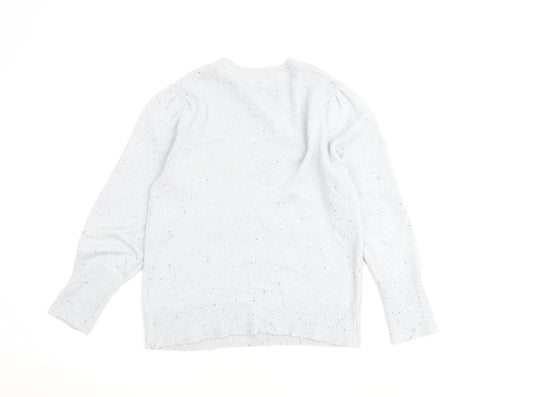 Womens UK Size 12 Dorothy Perkins Grey Pullover Jumper