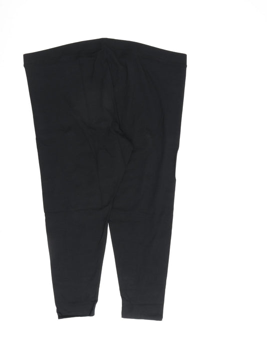 Womens UK Size 20 Marks and Spencer Capri Black Leggings