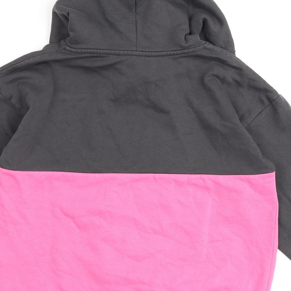 H&M Girls Multicoloured Cotton Pullover Hoodie Size 9-10 Years Pullover