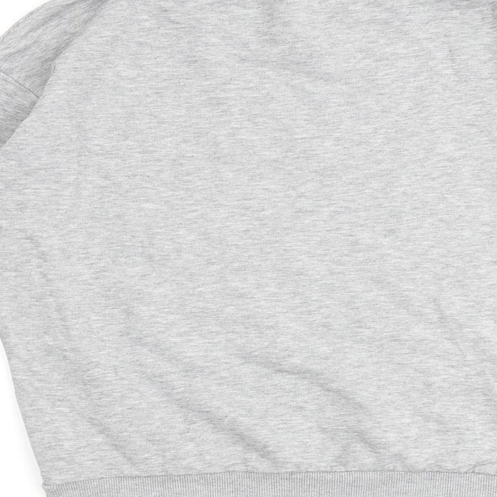 H&M Womens Grey Cotton Pullover Sweatshirt Size XS Pullover