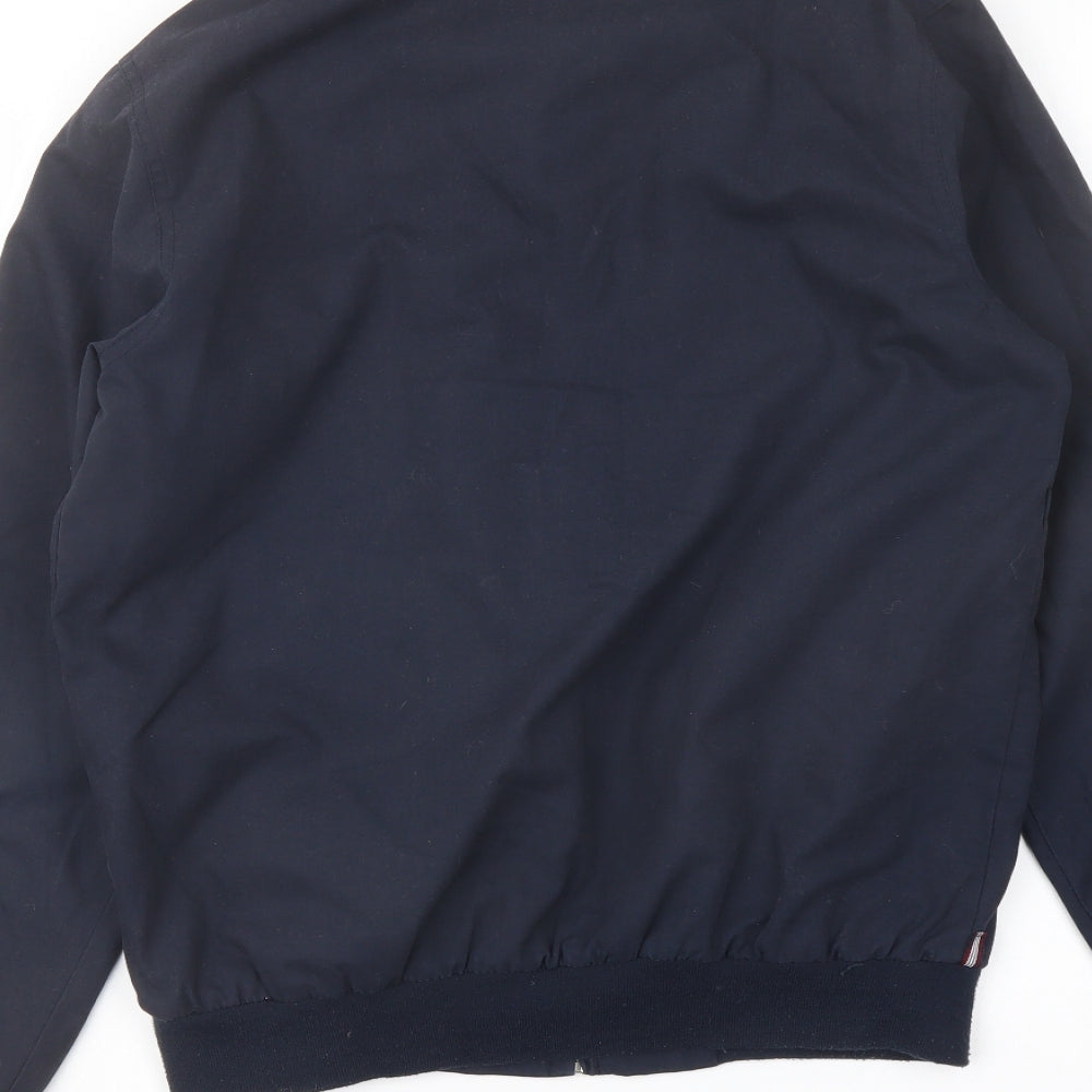 Mens UK Size S Tailored Saint Blue Bomber Jacket
